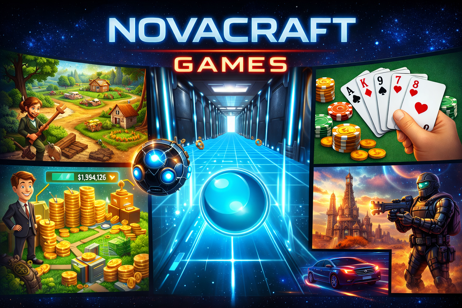 Novacraft game development sample artwork